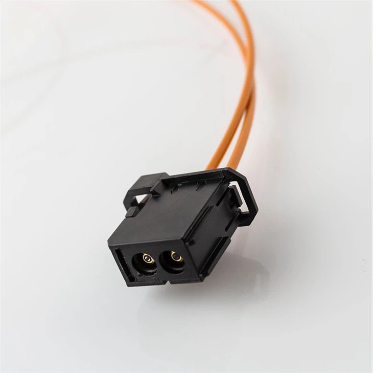 automotive MOST fiber bypass male and female fiber optic loop cable for Media Oriented System Transport (2)